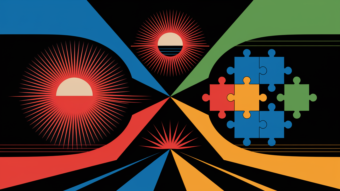 A conceptual illustration representing Conclusion. Visualize the main ideas: . Creative but clear representation of the concept. Style: Visual Theme: Clean, modern aesthetic with high contrast and vibrant energy. Emphasize the intersect. high quality, detailed, professional, clean composition, good lighting, sharp focus, well-composed. high quality, professional, detailed, well-composed