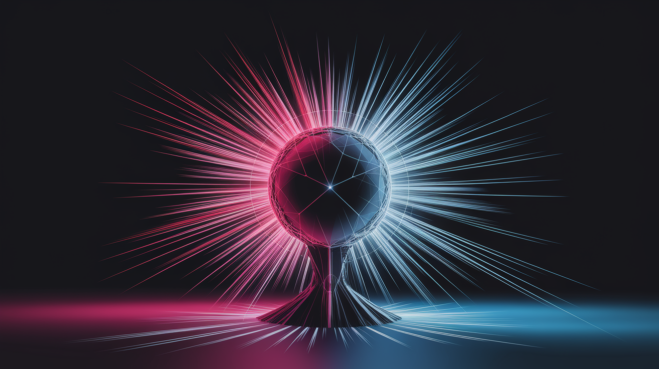 A conceptual illustration representing Main Content. Visualize the main ideas: . Creative but clear representation of the concept. Style: Visual Theme: Clean, modern aesthetic with high contrast and vibrant energy. Emphasize the intersect. high quality, detailed, professional, clean composition, good lighting, sharp focus, well-composed. high quality, professional, detailed, well-composed