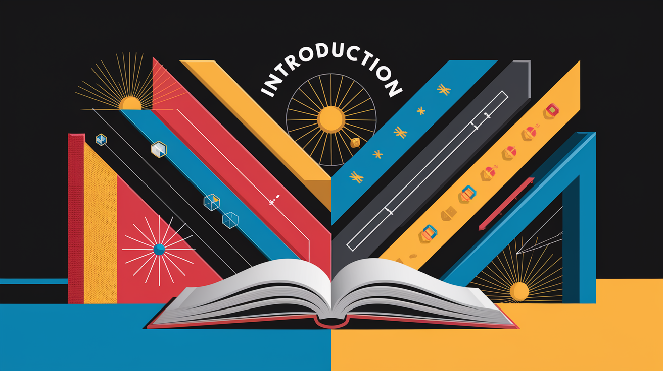 A conceptual illustration representing Introduction. Visualize the main ideas: . Creative but clear representation of the concept. Style: Visual Theme: Clean, modern aesthetic with high contrast and vibrant energy. Emphasize the intersect. high quality, detailed, professional, clean composition, good lighting, sharp focus, well-composed. high quality, professional, detailed, well-composed