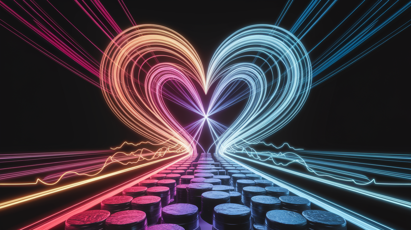 A conceptual illustration representing The Heart of Sodium Ion Chemistry. Visualize the main ideas: . Creative but clear representation of the concept. Style: Visual Theme: Clean, modern aesthetic with high contrast and vibrant energy. Emphasize the intersect. high quality, detailed, professional, clean composition, good lighting, sharp focus, well-composed. high quality, professional, detailed, well-composed