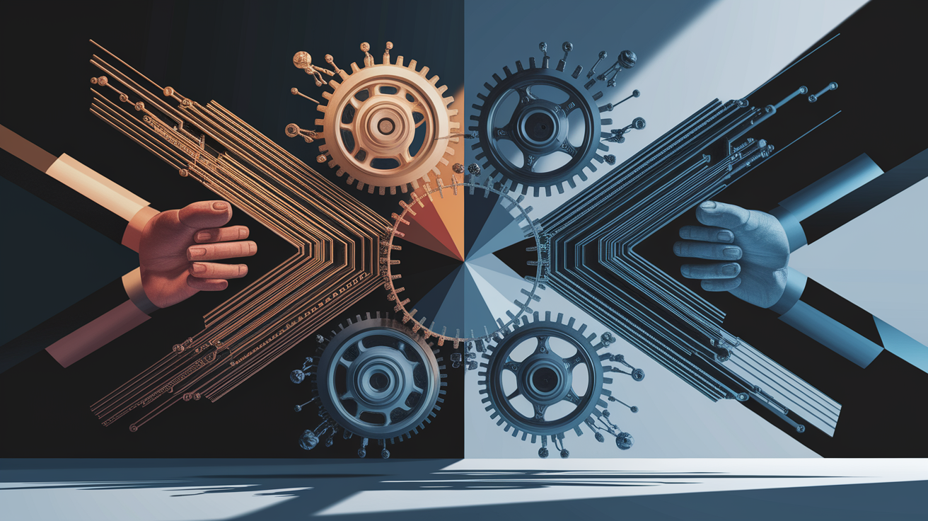 A conceptual illustration representing Assembling the Components. Visualize the main ideas: . Creative but clear representation of the concept. Style: Visual Theme: Clean, modern aesthetic with high contrast and vibrant energy. Emphasize the intersect. high quality, detailed, professional, clean composition, good lighting, sharp focus, well-composed. high quality, professional, detailed, well-composed