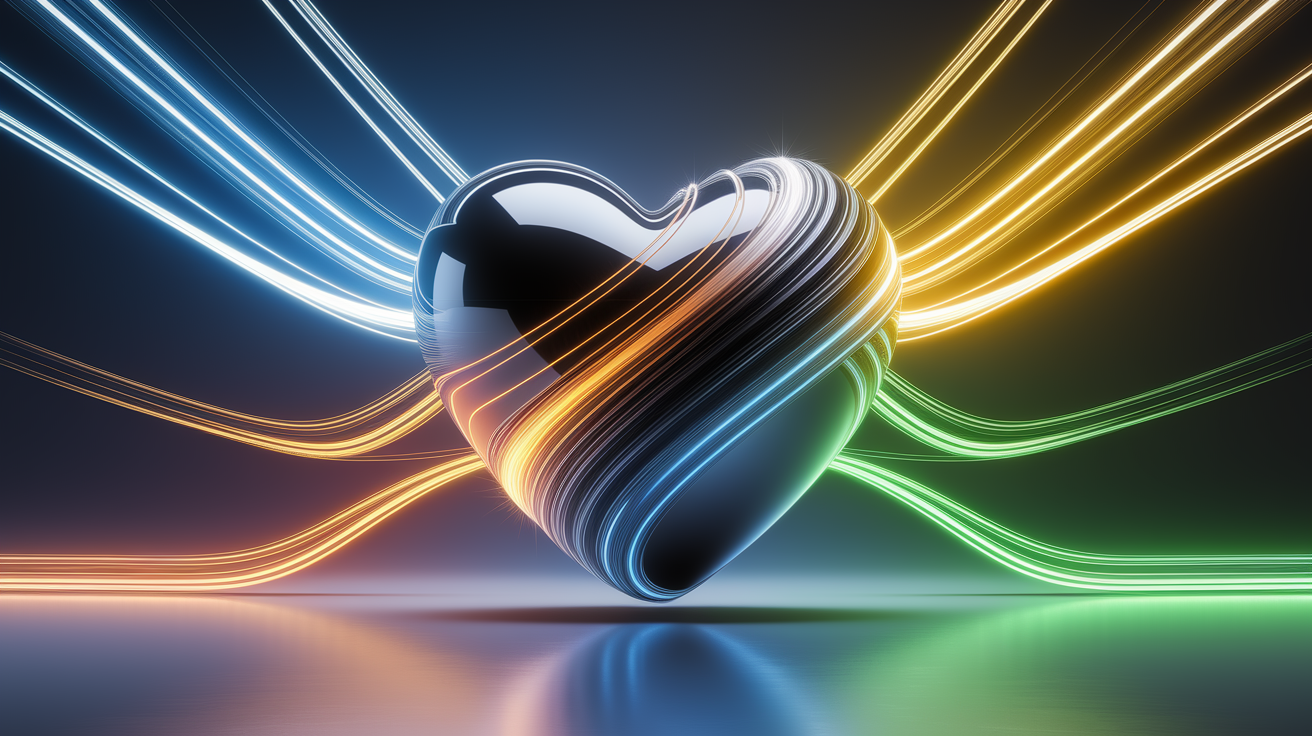 A conceptual illustration representing The Heart of Energy Storage. Visualize the main ideas: . Creative but clear representation of the concept. Style: Visual Theme: Clean, modern aesthetic with high contrast and vibrant energy. Emphasize the intersect. high quality, detailed, professional, clean composition, good lighting, sharp focus, well-composed. high quality, professional, detailed, well-composed