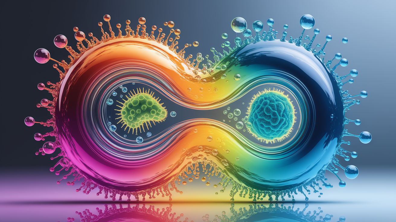 A conceptual illustration representing The Mechanics of Antibacterial Soap. Visualize the main ideas: . Creative but clear representation of the concept. Style: photorealistic. high quality, detailed, professional, clean composition, good lighting, sharp focus, well-composed. high quality, professional, detailed, well-composed