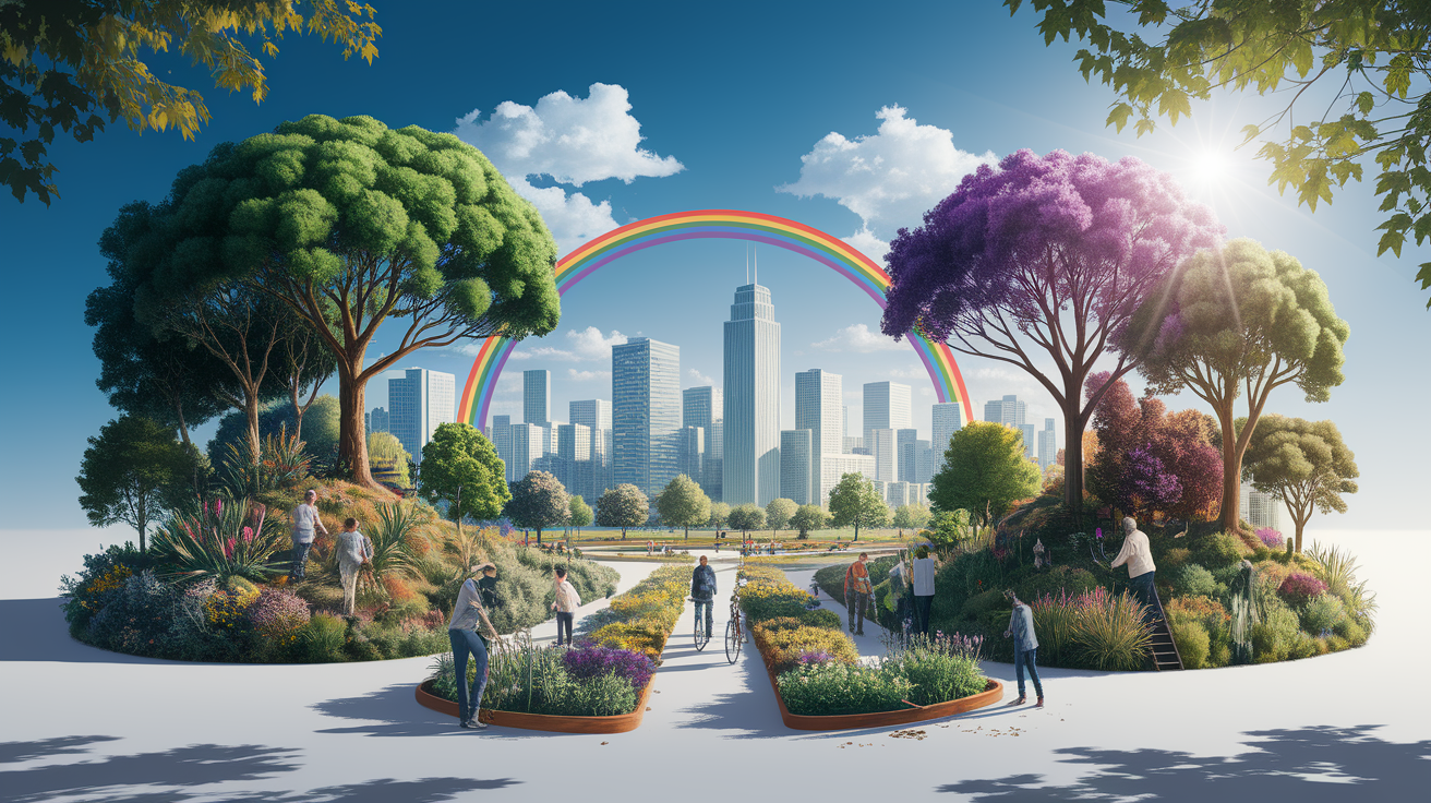 A conceptual illustration representing Health and Environmental Concerns. Visualize the main ideas: . Creative but clear representation of the concept. Style: photorealistic. high quality, detailed, professional, clean composition, good lighting, sharp focus, well-composed. high quality, professional, detailed, well-composed