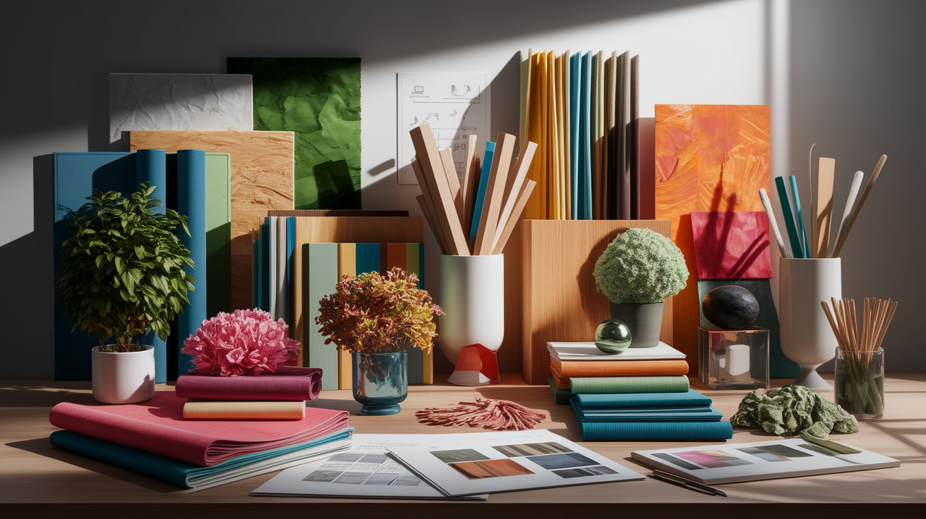 A conceptual illustration representing Choosing the Right Materials. Visualize the main ideas: . Creative but clear representation of the concept. Style: photorealistic. high quality, detailed, professional, clean composition, good lighting, sharp focus, well-composed. high quality, professional, detailed, well-composed