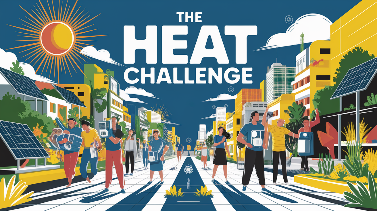 A conceptual illustration representing Introduction - The Heat Challenge. Visualize the main ideas: . Creative but clear representation of the concept. Style: photorealistic. high quality, detailed, professional, clean composition, good lighting, sharp focus, well-composed. high quality, professional, detailed, well-composed