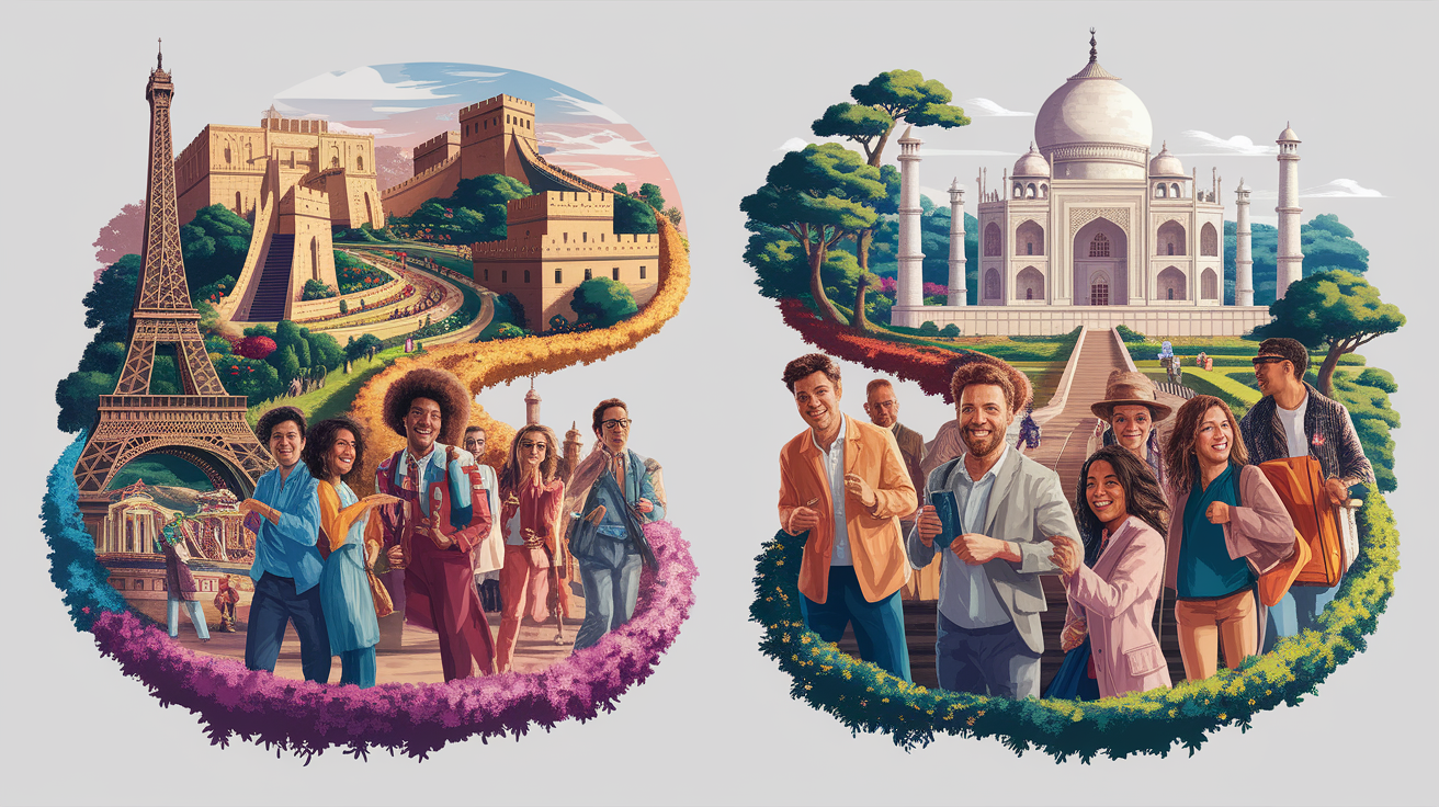 A conceptual illustration representing Experience the Tour. Visualize the main ideas: . Creative but clear representation of the concept. Style: photorealistic. high quality, detailed, professional, clean composition, good lighting, sharp focus, well-composed. high quality, professional, detailed, well-composed