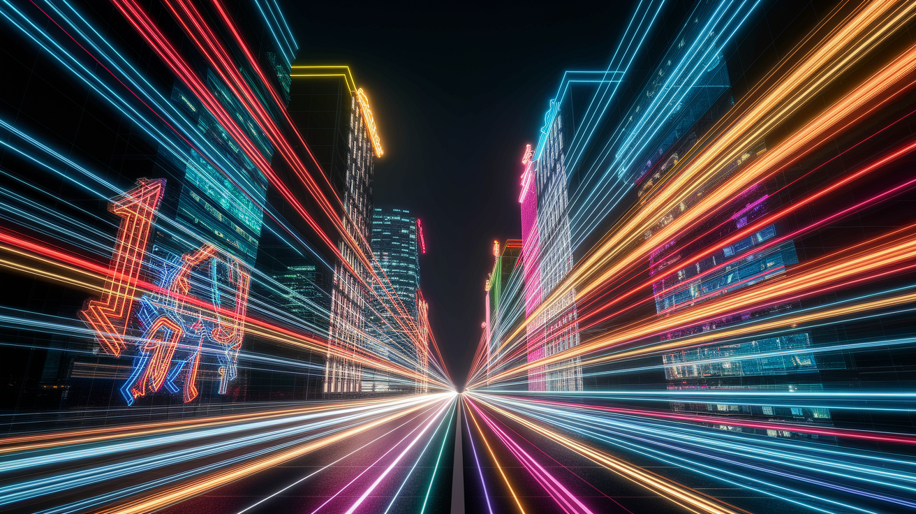 A conceptual illustration representing Dazzling Light Displays. Visualize the main ideas: . Creative but clear representation of the concept. Style: photorealistic. high quality, detailed, professional, clean composition, good lighting, sharp focus, well-composed. high quality, professional, detailed, well-composed