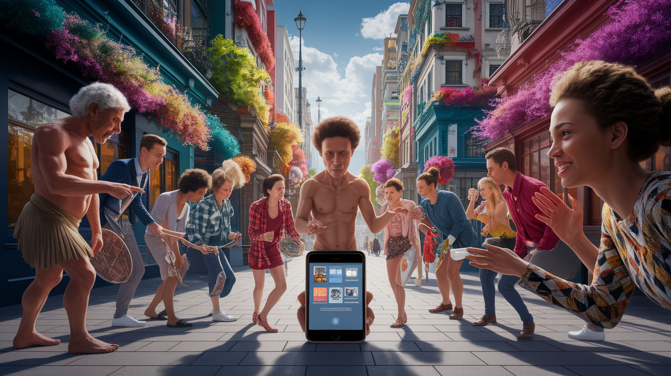 A conceptual illustration representing Evolution into Everyday Language. Visualize the main ideas: . Creative but clear representation of the concept. Style: photorealistic. high quality, detailed, professional, clean composition, good lighting, sharp focus, well-composed. high quality, professional, detailed, well-composed