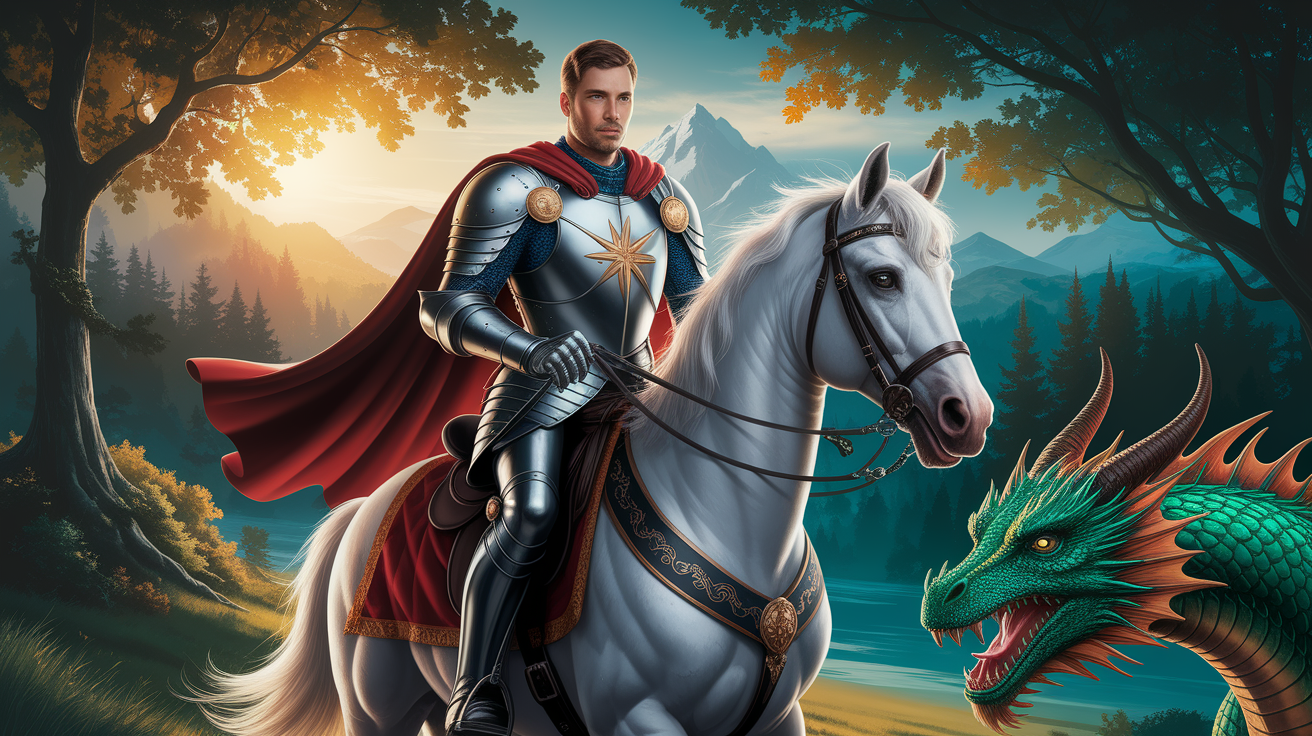 A conceptual illustration representing Introduction - Unveiling the Mystique of St. George. Visualize the main ideas: . Creative but clear representation of the concept. Style: photorealistic. high quality, detailed, professional, clean composition, good lighting, sharp focus, well-composed. high quality, professional, detailed, well-composed, no words