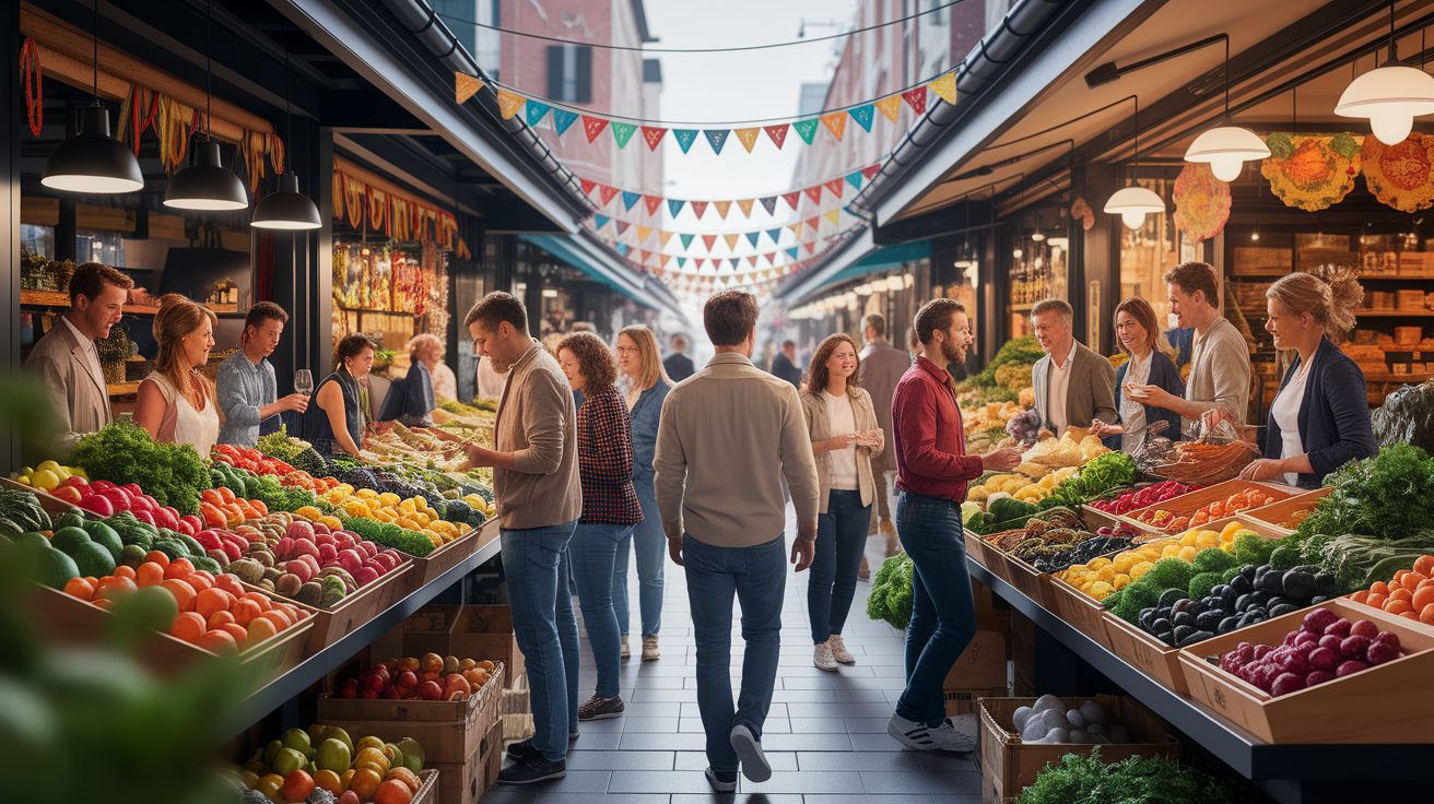 A conceptual illustration representing Conclusion - Savor the Local Experience. Visualize the main ideas: . Creative but clear representation of the concept. Style: photorealistic. high quality, detailed, professional, clean composition, good lighting, sharp focus, well-composed. high quality, professional, detailed, well-composed, no words