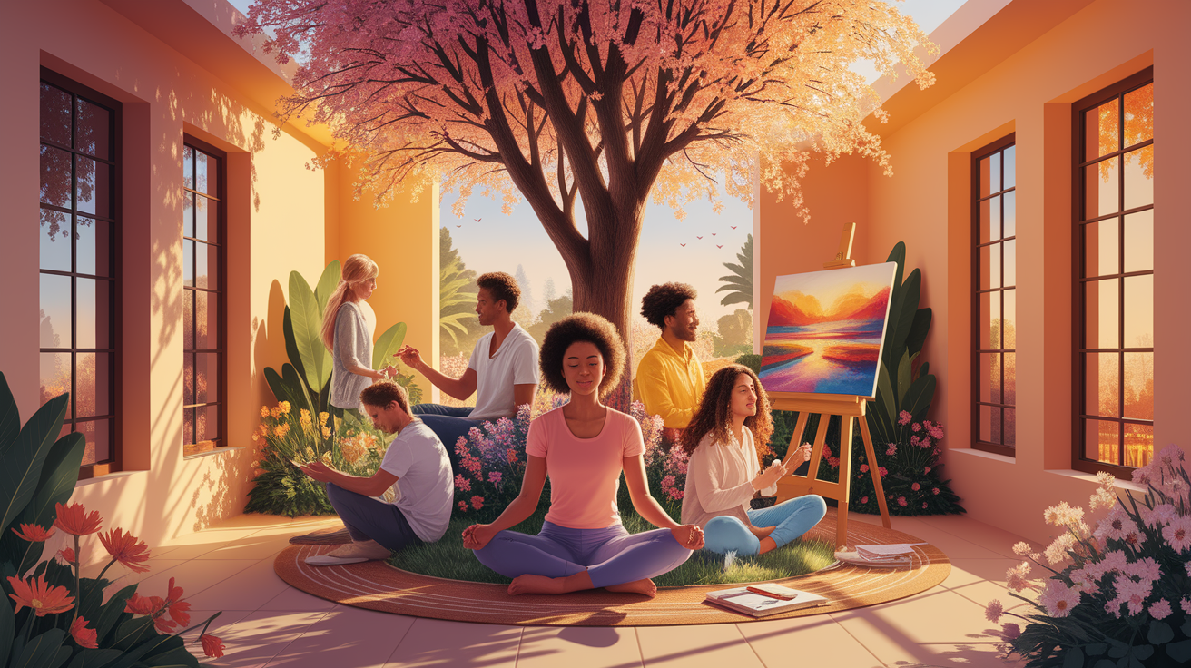 A conceptual illustration representing Conclusion: Embracing the Warmth for Recovery. Visualize the main ideas: . Creative but clear representation of the concept. Style: photorealistic. high quality, detailed, professional, clean composition, good lighting, sharp focus, well-composed. high quality, professional, detailed, well-composed