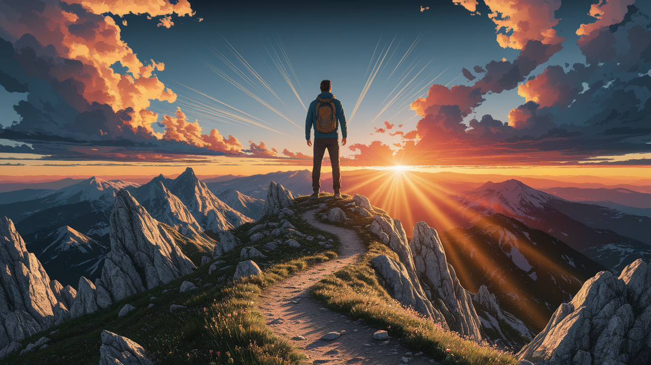 A conceptual illustration representing Overcoming Challenges. Visualize the main ideas: . Creative but clear representation of the concept. Style: photorealistic. high quality, detailed, professional, clean composition, good lighting, sharp focus, well-composed. high quality, professional, detailed, well-composed