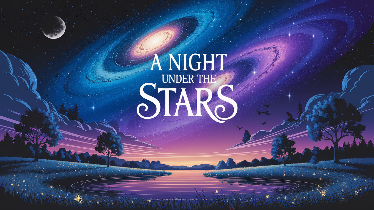 A conceptual illustration representing Introduction - A Night Under the Stars. Visualize the main ideas: . Creative but clear representation of the concept. Style: photorealistic. high quality, detailed, professional, clean composition, good lighting, sharp focus, well-composed. high quality, professional, detailed, well-composed, no words