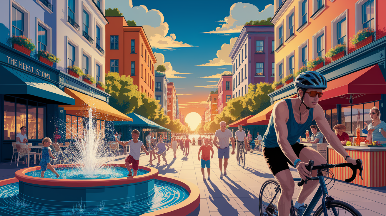 A conceptual illustration representing Introduction: The Heat is On. Visualize the main ideas: . Creative but clear representation of the concept. Style: photorealistic. high quality, detailed, professional, clean composition, good lighting, sharp focus, well-composed. high quality, professional, detailed, well-composed