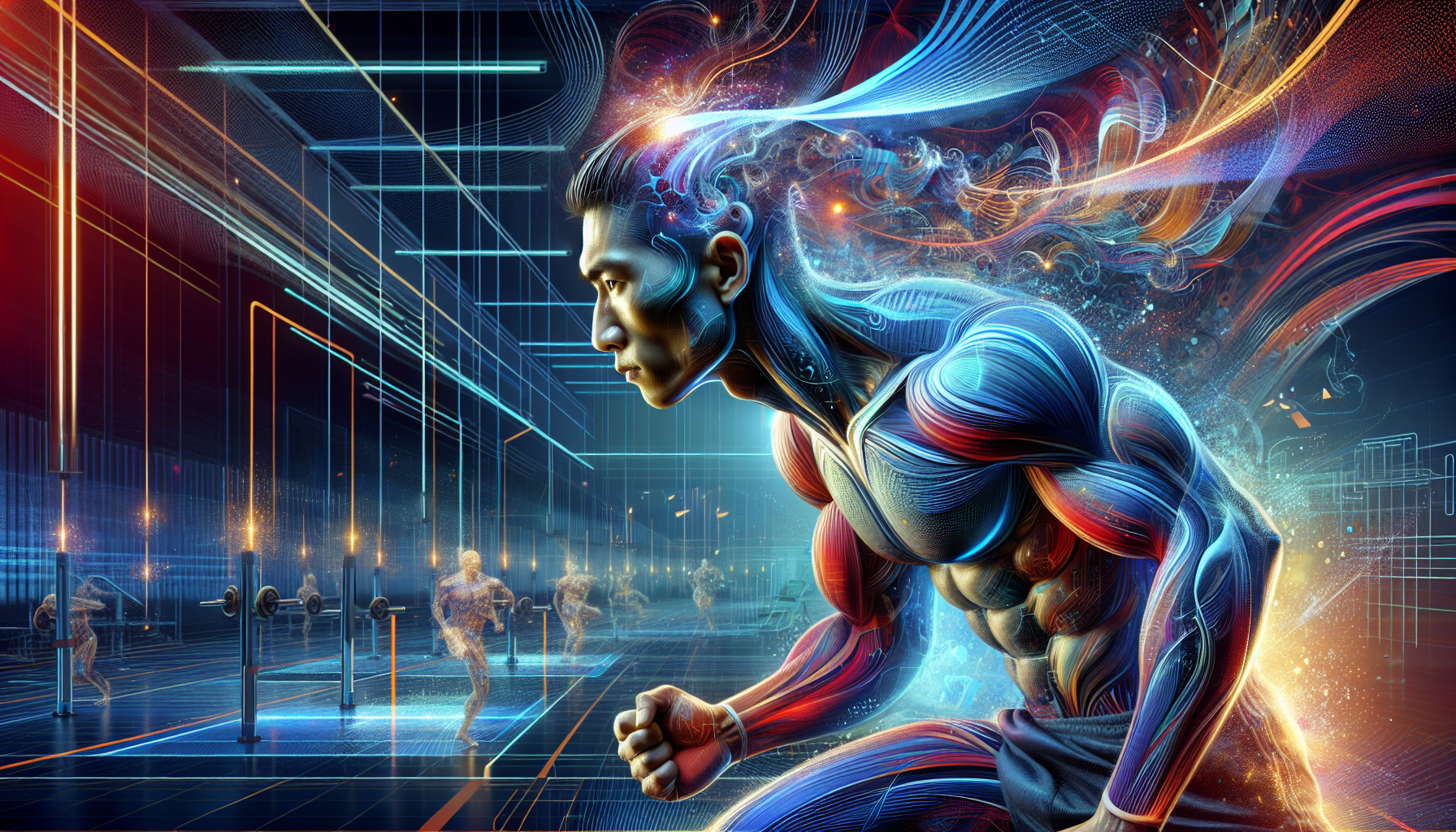 A conceptual illustration representing Adaptations in Trained Individuals. Visualize the main ideas: . Creative but clear representation of the concept. Style: photorealistic. high quality, detailed, professional, clean composition, good lighting, sharp focus, well-composed. high quality, professional, detailed, well-composed