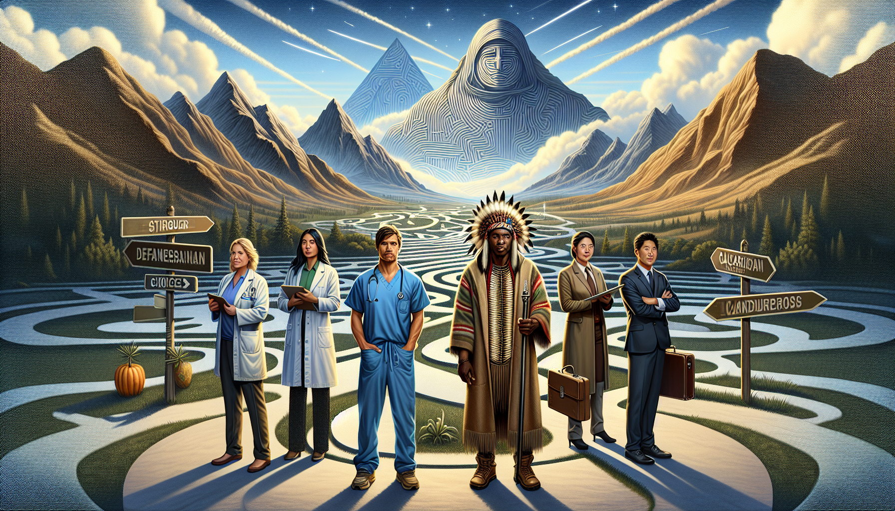 A conceptual illustration representing Challenges and Considerations. Visualize the main ideas: . Creative but clear representation of the concept. Style: photorealistic. high quality, detailed, professional, clean composition, good lighting, sharp focus, well-composed. high quality, professional, detailed, well-composed