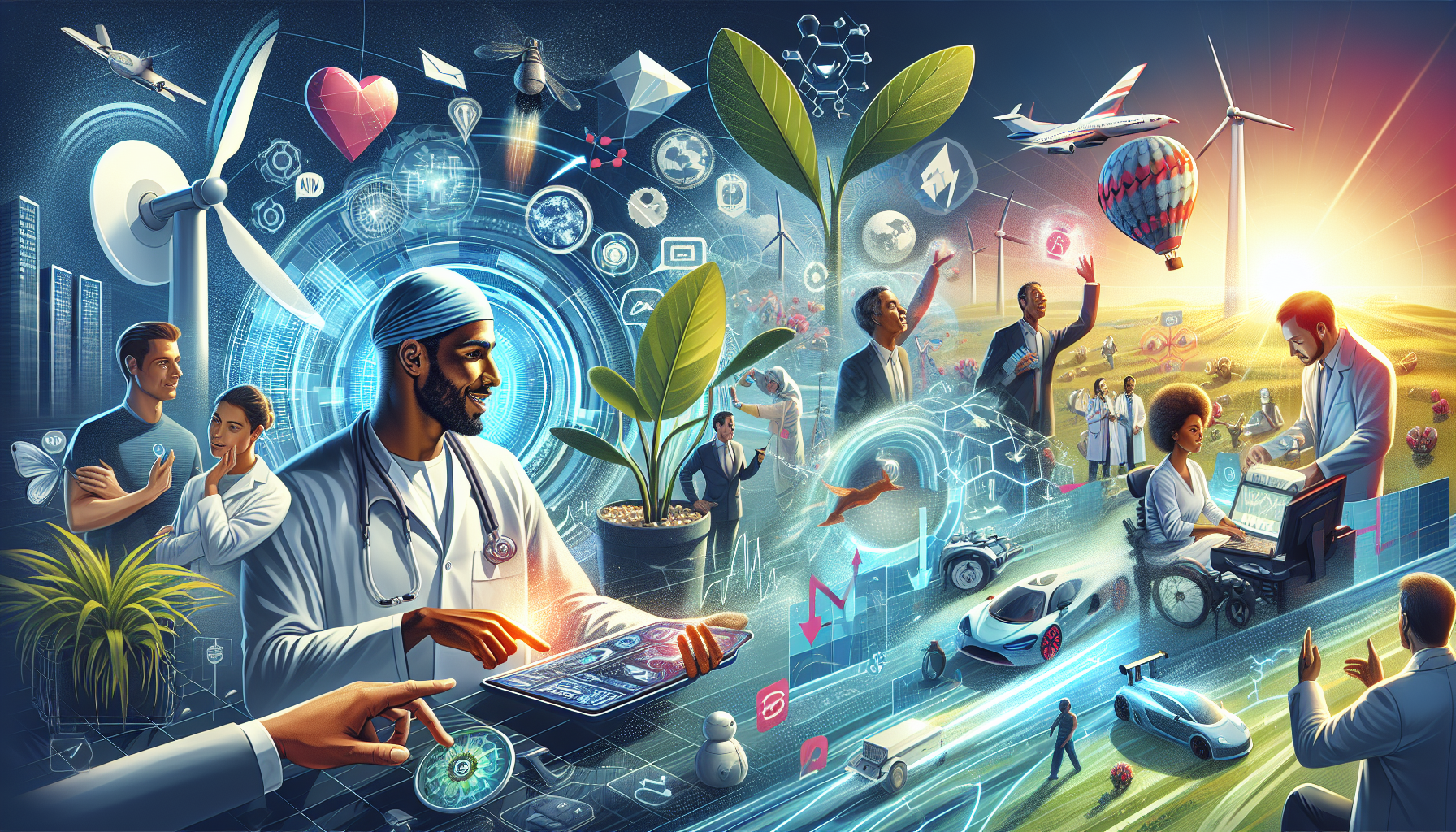 A conceptual illustration representing Real-World Applications and Case Studies. Visualize the main ideas: . Creative but clear representation of the concept. Style: Visual Theme: Clean, modern aesthetic with high contrast and vibrant energy. Emphasize the intersect. high quality, detailed, professional, clean composition, good lighting, sharp focus, well-composed. high quality, professional, detailed, well-composed