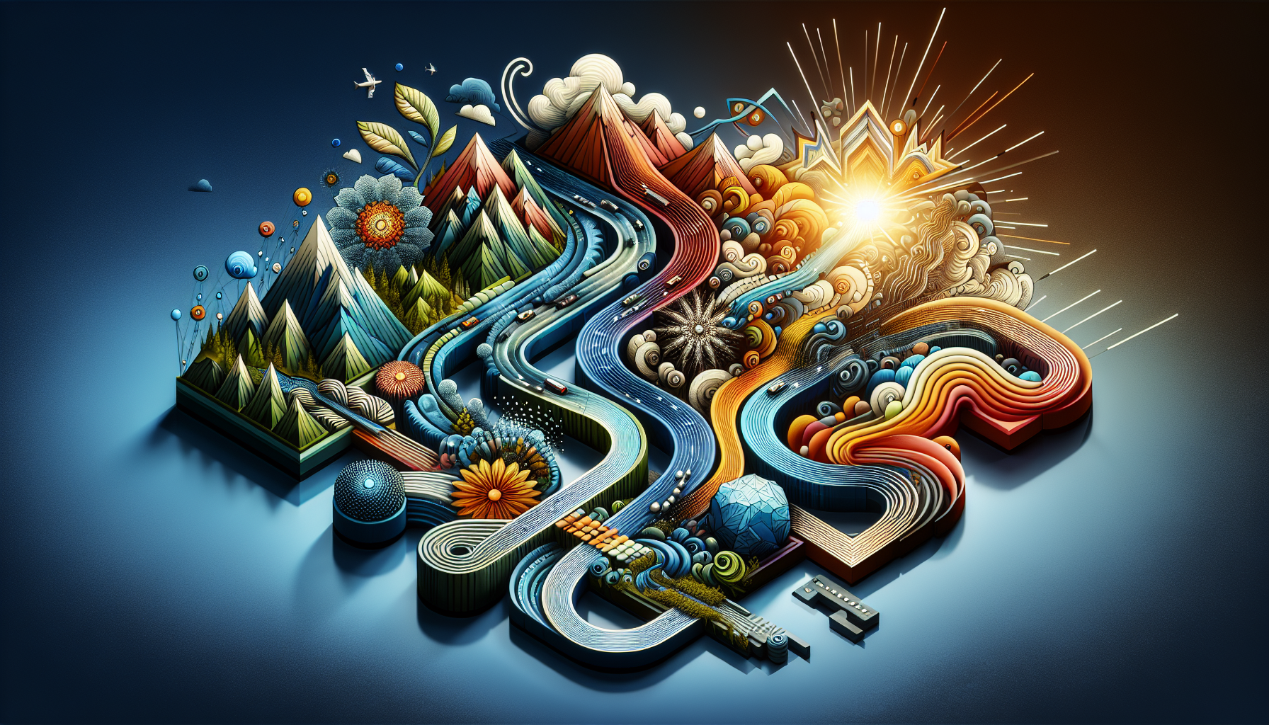 A conceptual illustration representing Challenges and Considerations. Visualize the main ideas: . Creative but clear representation of the concept. Style: Visual Theme: Clean, modern aesthetic with high contrast and vibrant energy. Emphasize the intersect. high quality, detailed, professional, clean composition, good lighting, sharp focus, well-composed. high quality, professional, detailed, well-composed