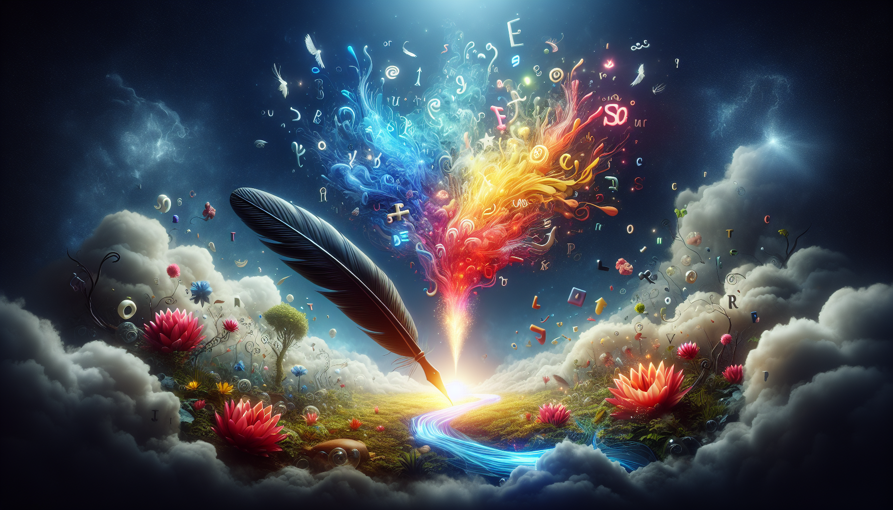 A conceptual illustration representing The Birth of a Phrase. Visualize the main ideas: . Creative but clear representation of the concept. Style: photorealistic. high quality, detailed, professional, clean composition, good lighting, sharp focus, well-composed. high quality, professional, detailed, well-composed