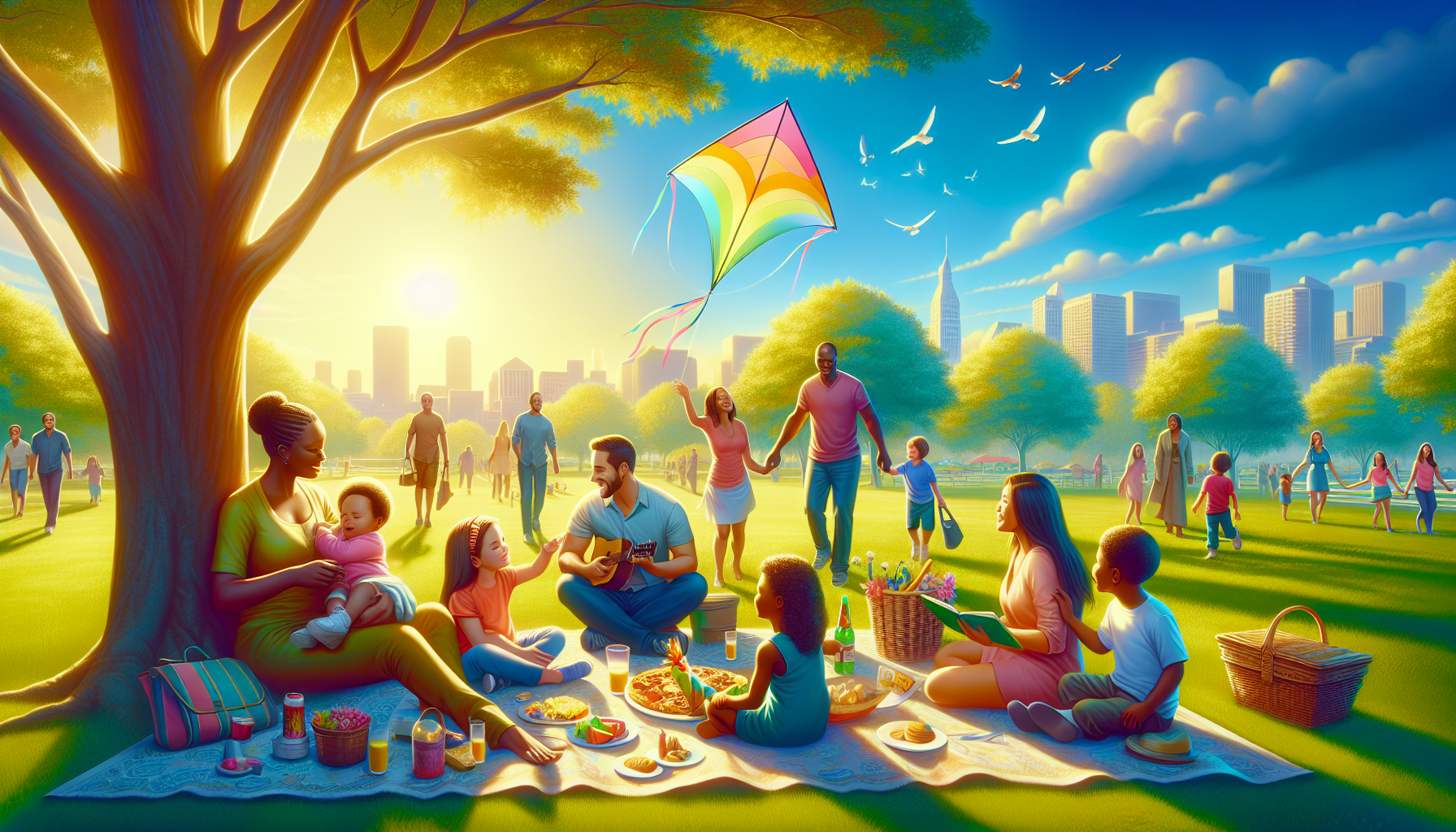 A conceptual illustration representing Parental Involvement. Visualize the main ideas: . Creative but clear representation of the concept. Style: photorealistic. high quality, detailed, professional, clean composition, good lighting, sharp focus, well-composed. high quality, professional, detailed, well-composed