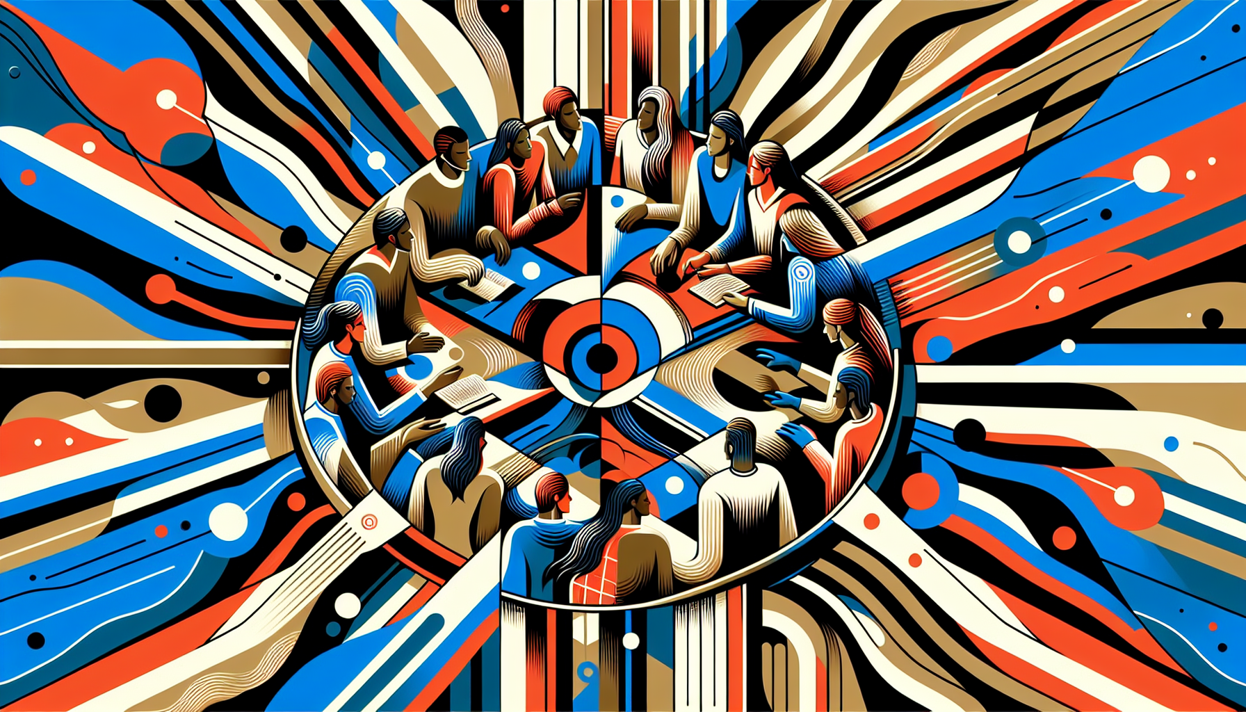 A conceptual illustration representing Community and Awareness. Visualize the main ideas: . Creative but clear representation of the concept. Style: Visual Theme: Clean, modern aesthetic with high contrast and vibrant energy. Emphasize the intersect. high quality, detailed, professional, clean composition, good lighting, sharp focus, well-composed. high quality, professional, detailed, well-composed