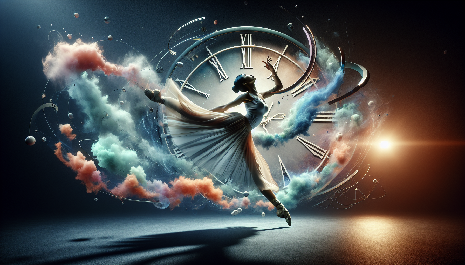 A conceptual illustration representing Conclusion: The Art of Perfect Timing. Visualize the main ideas: . Creative but clear representation of the concept. Style: photorealistic. high quality, detailed, professional, clean composition, good lighting, sharp focus, well-composed. high quality, professional, detailed, well-composed