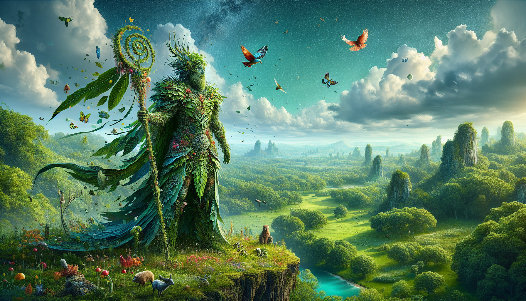 A conceptual illustration representing Introduction - The Silent Climate Warrior. Visualize the main ideas: . Creative but clear representation of the concept. Style: photorealistic. high quality, detailed, professional, clean composition, good lighting, sharp focus, well-composed. high quality, professional, detailed, well-composed