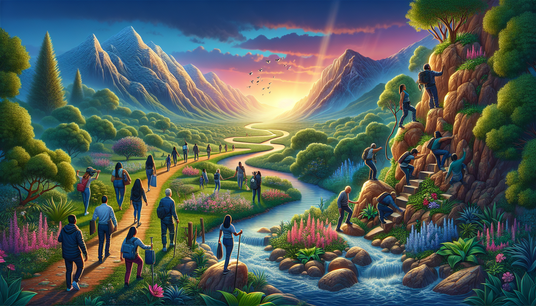 A conceptual illustration representing The Impact of Resilience on Long-Term Success. Visualize the main ideas: . Creative but clear representation of the concept. Style: photorealistic. high quality, detailed, professional, clean composition, good lighting, sharp focus, well-composed. high quality, professional, detailed, well-composed