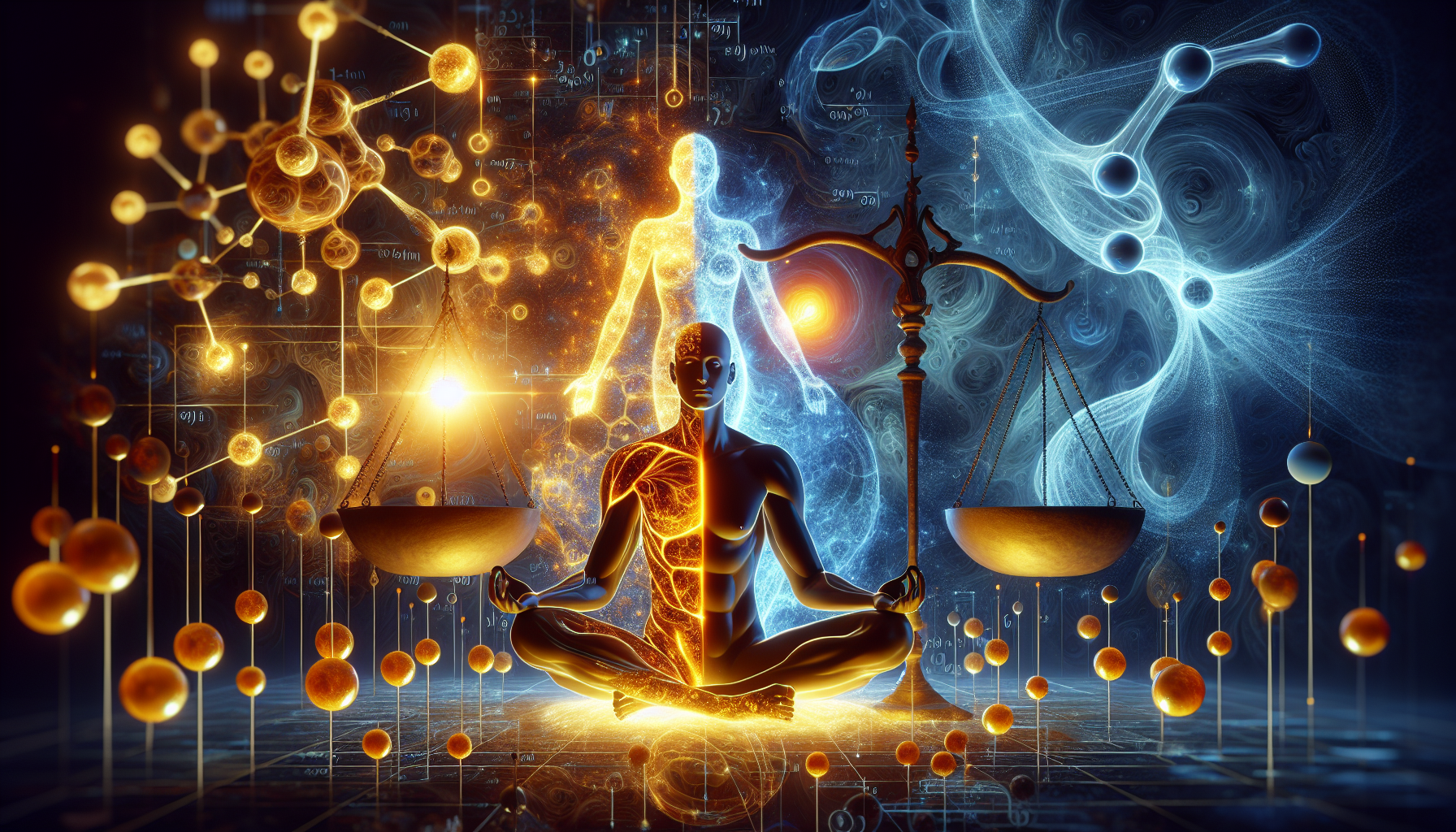 A conceptual illustration representing Glucagon: The Counterbalance to Insulin. Visualize the main ideas: . Creative but clear representation of the concept. Style: photorealistic. high quality, detailed, professional, clean composition, good lighting, sharp focus, well-composed. high quality, professional, detailed, well-composed