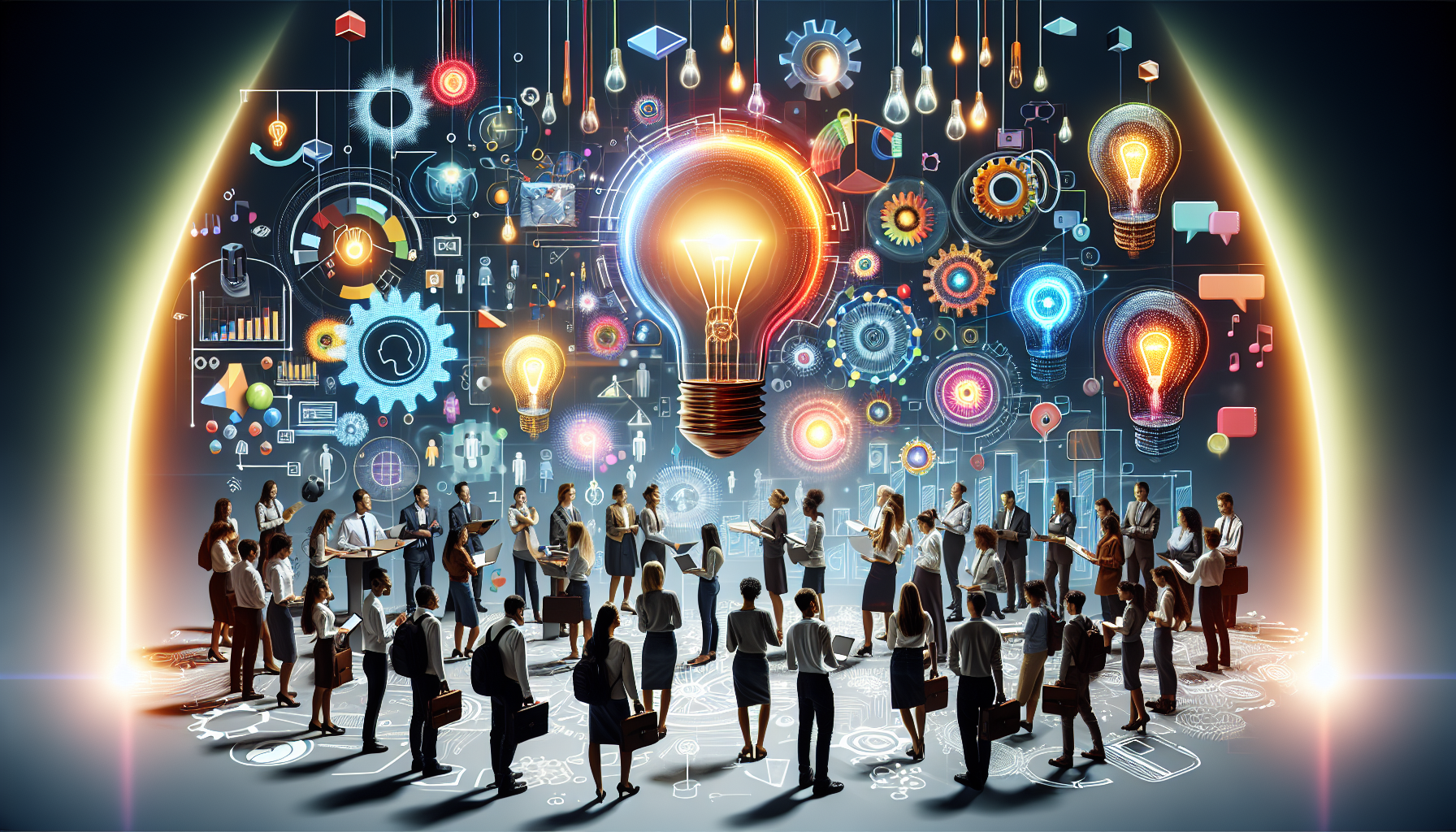 A conceptual illustration representing Innovative Teaching Methods. Visualize the main ideas: . Creative but clear representation of the concept. Style: Visual Theme: Clean, modern aesthetic with high contrast and vibrant energy. Emphasize the intersect. high quality, detailed, professional, clean composition, good lighting, sharp focus, well-composed. high quality, professional, detailed, well-composed