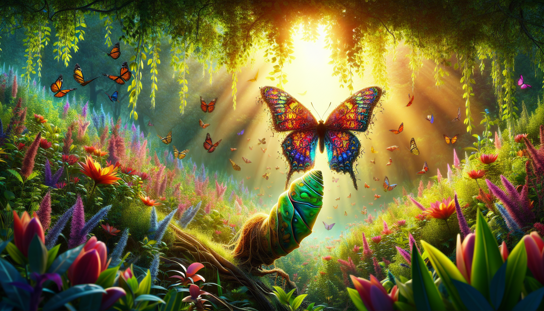 A conceptual illustration representing Metaphorical Transformation. Visualize the main ideas: . Creative but clear representation of the concept. Style: photorealistic. high quality, detailed, professional, clean composition, good lighting, sharp focus, well-composed. high quality, professional, detailed, well-composed