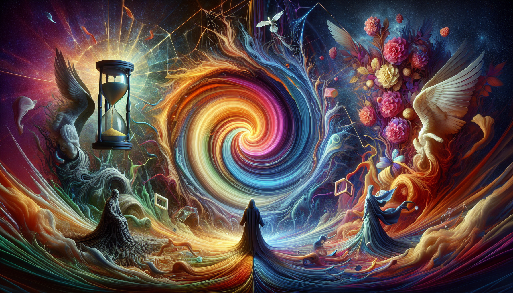 A conceptual illustration representing The Birth of a Paradox. Visualize the main ideas: . Creative but clear representation of the concept. Style: photorealistic. high quality, detailed, professional, clean composition, good lighting, sharp focus, well-composed. high quality, professional, detailed, well-composed