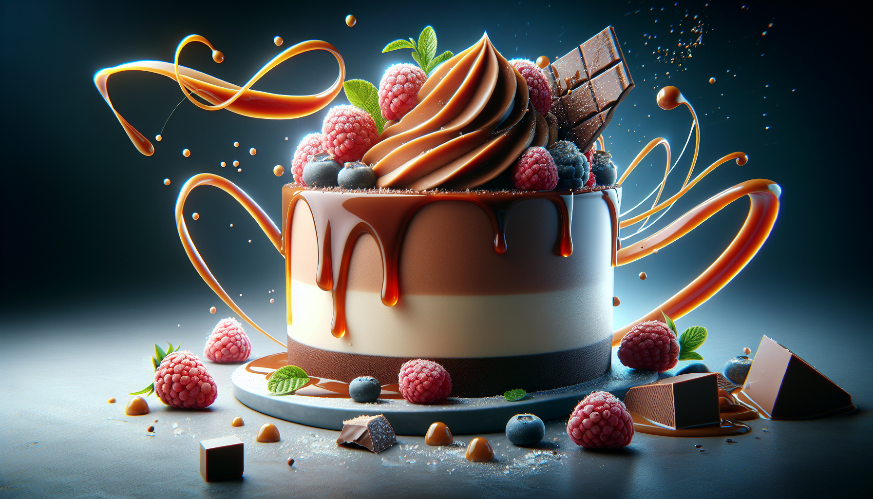 A conceptual illustration representing The Role of Fat in Creaminess. Visualize the main ideas: . Creative but clear representation of the concept. Style: photorealistic. high quality, detailed, professional, clean composition, good lighting, sharp focus, well-composed. high quality, professional, detailed, well-composed